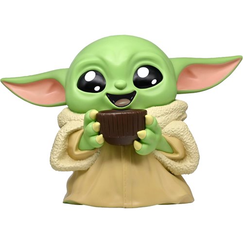 Star Wars: The Mandalorian Grogu with Mug Jumbo PVC Figural Bank
