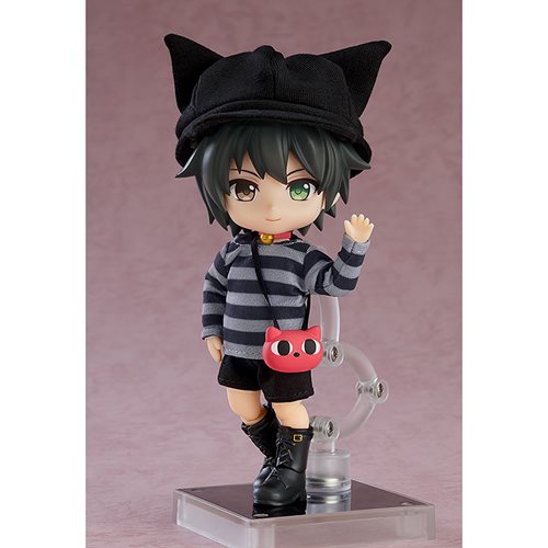Nendoroid Doll Gray Cat Themed Outfit Set