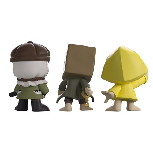 Little Nightmares II Collection Mono, Six & Hunter Minitooz Vinyl Figure 3-Pack