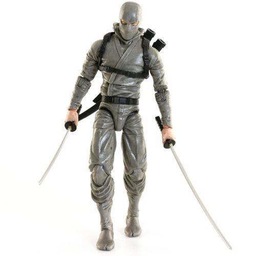 Articulated Icons Gray Basic Ninja 6-Inch Action Figure