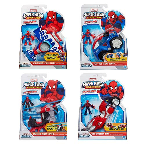 Marvel Super Hero Adventures Spider-Man Vehicles Wave 3
