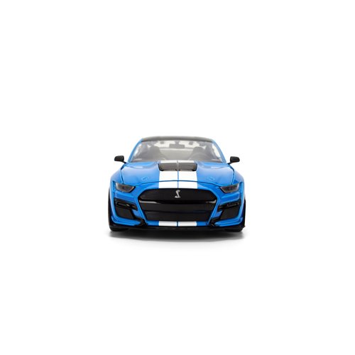 Bigtime Muscle 2020 Blue Ford Mustang Shelby GT500 1:24 Scale Die-Cast Metal Vehicle
