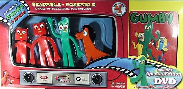 Gumby Bendables Plus DVD - Entertainment Earth