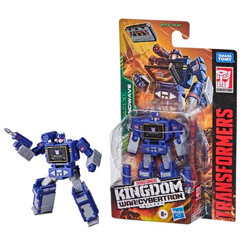 Transformers War for Cybertron Kingdom Core Soundwave, Not Mint