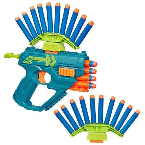 Nerf Rebel Ops Ammohawk Blaster with 20 Nerf Elite Foam Darts & 2 Dartshield Attachments