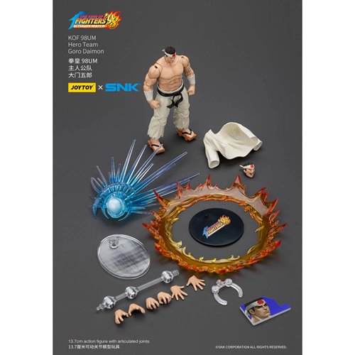 Joy Toy The King of Fighters '98 Ultimate Match Hero Team Goro Daimon 1:18 Scale Action Figure