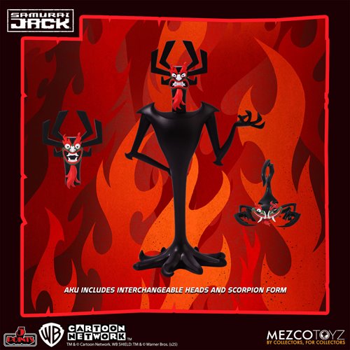 Samurai Jack 5 Points Action Figure Deluxe Set of 3