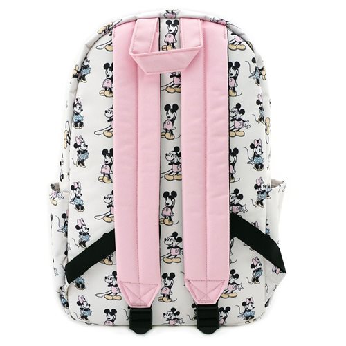 Mickey and Minnie Mouse Pastel Nylon Backpack