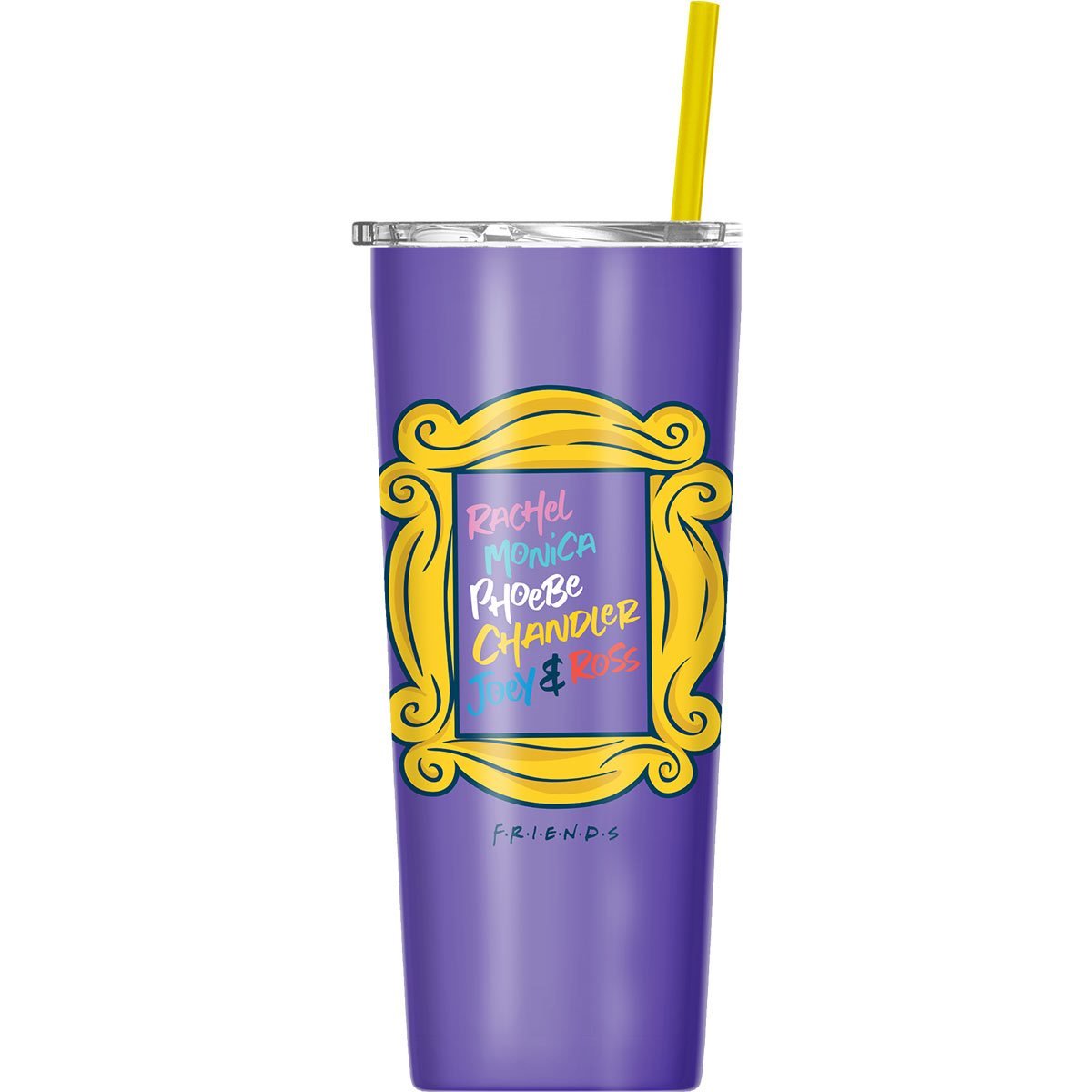 Friends 22 oz. Stainless Steel Tumbler with Straw
