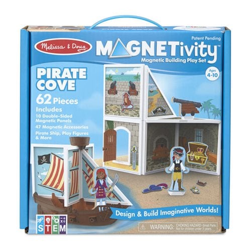 Magnetivity Pirate Cove Magnetic Building Play Set