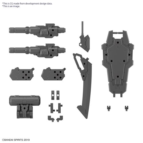 30 Minute Missions Customize Armaments Heavy Equipment Set 1 1:144 Scale Model Kit