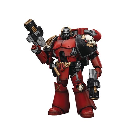 Joy Toy Warhammer Horus Heresy Blood Angels Tears Squad Arch-Erelim with Volkite Serpentas 1:18 Scal