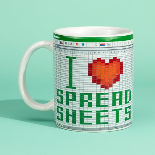 I Love Spread Sheets 11 oz. Mug