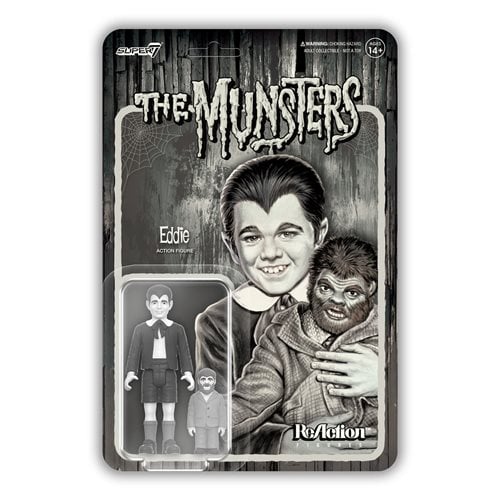 Munsters Eddie (Grayscale) 3 3/4-Inch ReAction Figure
