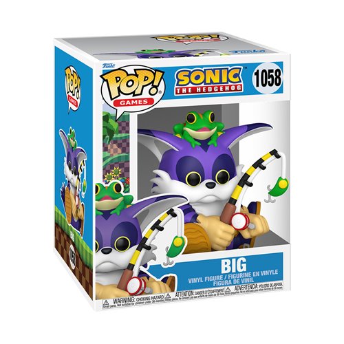 Sonic Big the Cat with Froggy 6-Inch Funko Pop! Vinyl Figure