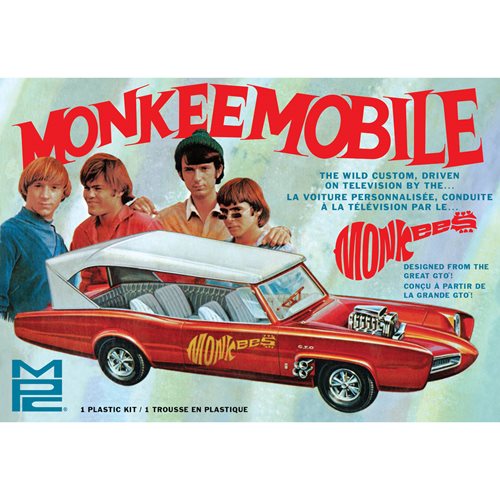 The Monkees Monkeemobile TV Car 1:25 Scale Model Kit
