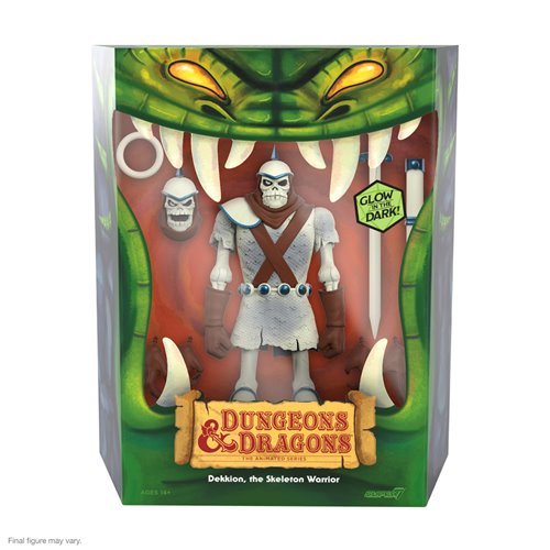 Dungeons and Dragons Ultimates Dekkion Skeleton Warrior (Glow-in-the-Dark) 7-Inch Action Figure