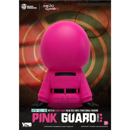 Squid Game VPBP-031 Palm Size Vinyl Functional Piggy Bank Blind Box Case of 6