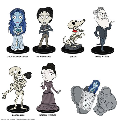 Corpse Bride 3-Inch Mystery Vinyl Figure Case of 12
