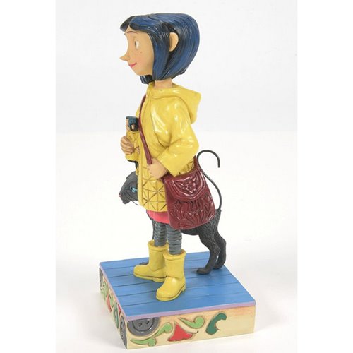 Coraline in Yellow Raincoat by Jim Shore Statue