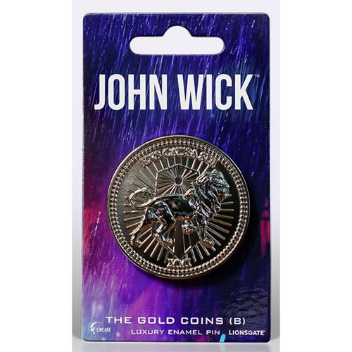 John Wick The Gold Coins "Back" Die-Cast Pin