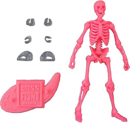 Vitruvian H.A.C.K.S. Customizer Series Skeleton Bubblegum Pink Blank Action Figure