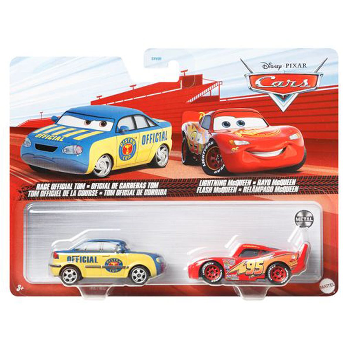 CARS - Cruising Lightning McQueen - 1:24 : : Figurine Jada  Toys DISNEY