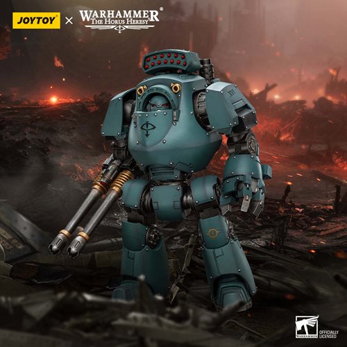 Joy Toy Warhammer 40,000 Sons of Horus Contemptor Dreadnought with Gravis Autocannon 1:18 Scale Acti