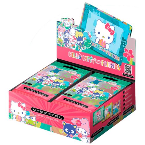 Hello Kitty and Friends Tropical Series 4 Cybercel 3D Cel Art Collectible Blind Box Display of 20 Packs