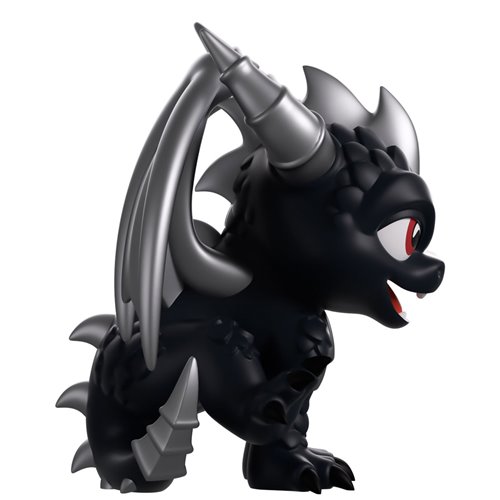Skylanders Collection Dark Spyro Chrome Variant Vinyl Figure #9 - Entertainment Earth Exclusive