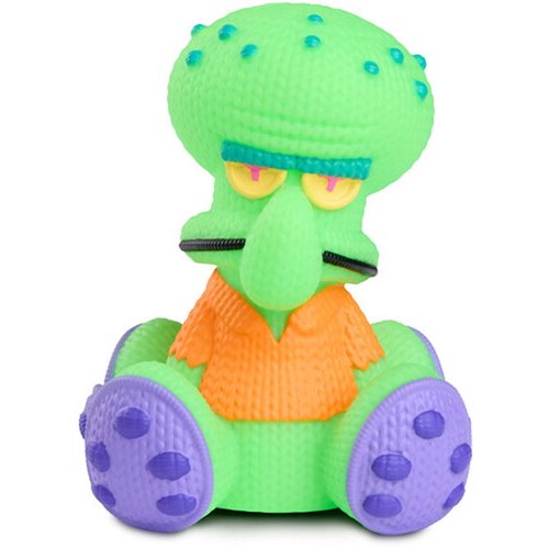 SpongeBob SquarePants Squidward Tentacles #449 Black Light Handmade by Robots Vinyl Figure