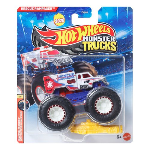 Hot Wheels Monster Trucks 1:64 Scale Vehicle 2026 Mix 5 Case of 8