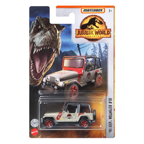 Jurassic World Matchbox 2022 Mix 5 Die-Cast Vehicles Case of 12