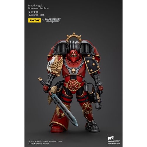 Joy Toy Warhammer The Horus Heresy Blood Angels Dominion Zephon 1:18 Scale Action Figure