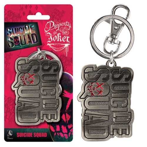 Suicide Squad Logo Pewter Key Chain