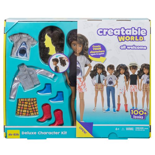 Creatable World Deluxe Character Kit DC-826 Doll