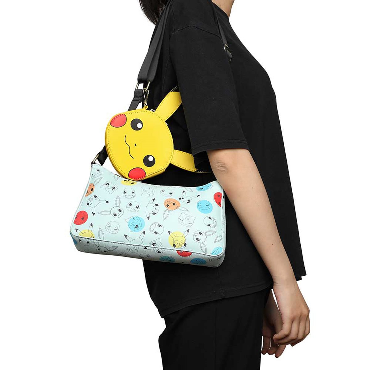 Small Pokemon Pikachu Character Pink Backpack School Bag - Gamers Cute  Accessories - Walmart.com