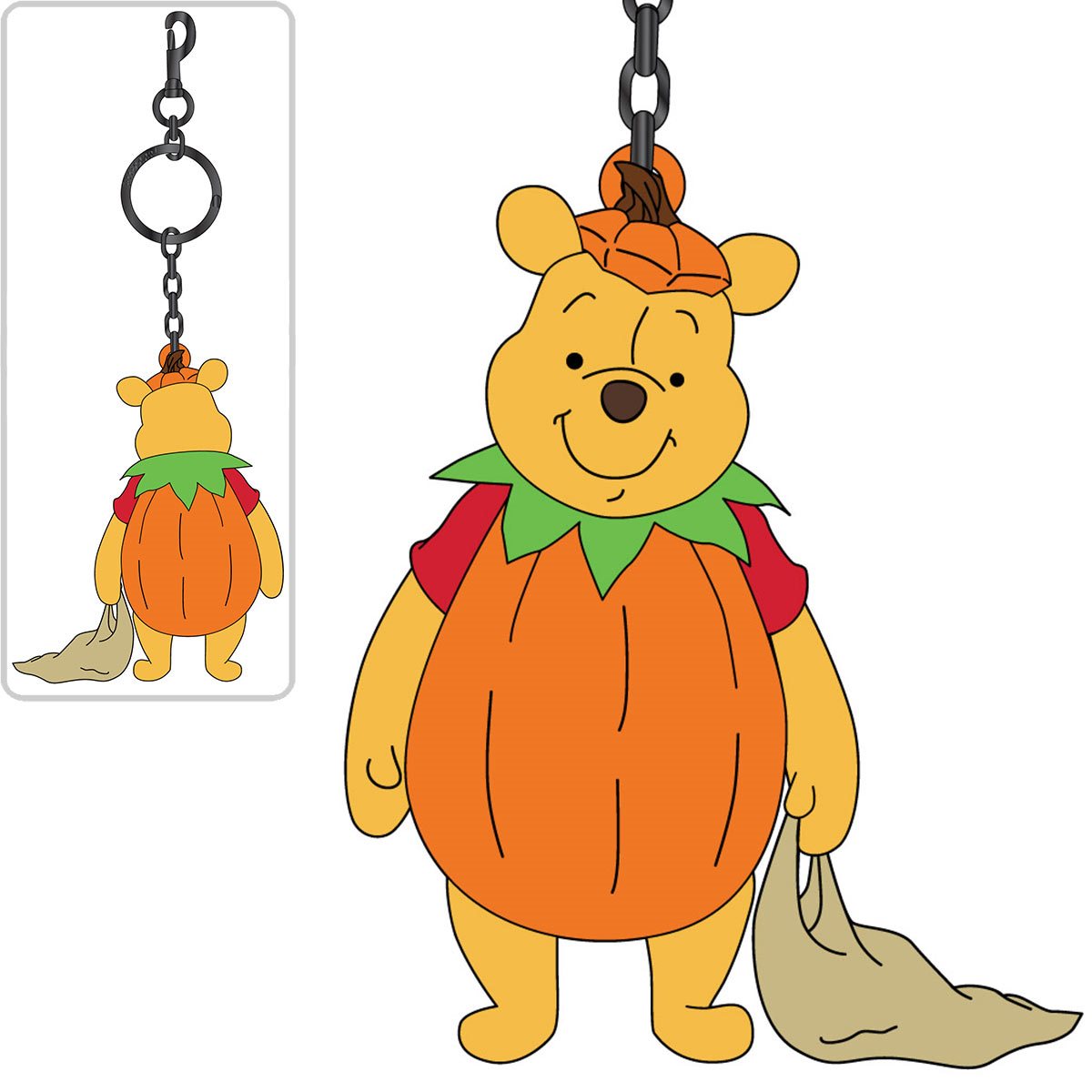 Loungefly Disney Winnie The Pooh Rainy Day Keychain