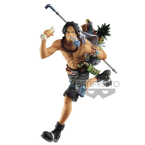 One Piece Portgas.D.Ace Three Brothers Statue-ReRun