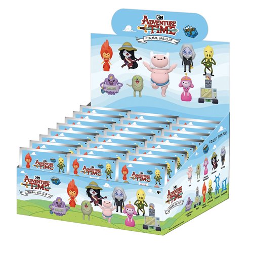 Adventure Time Series 2 3D Foam Bag Clip Display Case of 24