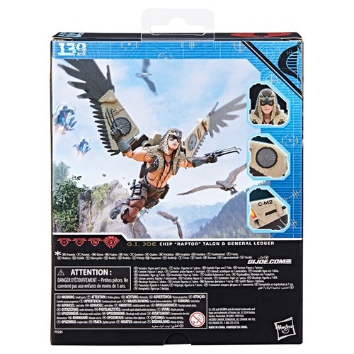 G.I. Joe Classified Series Chip Raptor Talon and General Ledger 6-Inch Action Figure