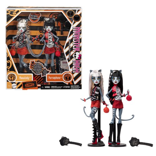Monster High Boo-riginal Creeproduction Meowlody and Purrsephone Doll 2-Pack