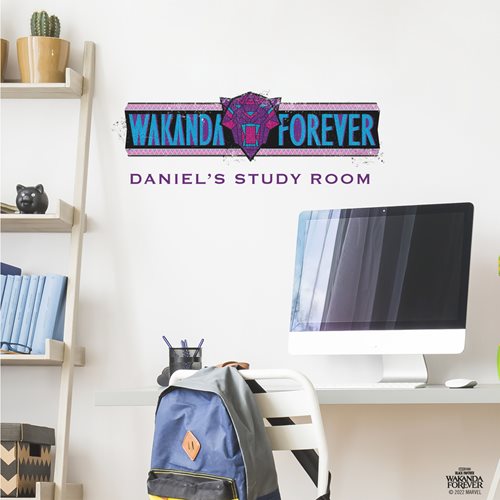 Black Panther: Wakanda Forever Peel and Stick Wall Decals with Alphabet