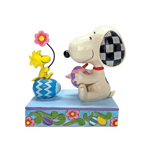 Peanuts Snoopy and Woodstock Easter Eggs by Jim Shore Statue