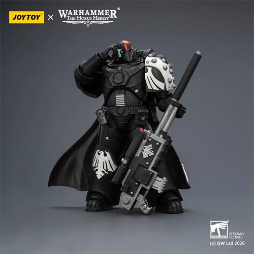 Joy Toy Warhammer The Horus Heresy Raven Guard Mor Deythan Shade with Nemesis Bolt Rifle 1:18 Scale