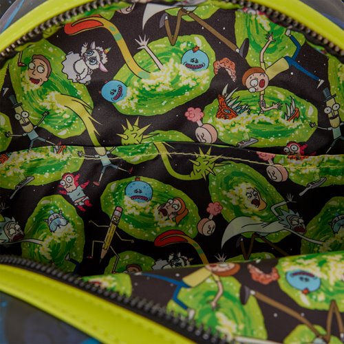 Rick and Morty Space Cruiser Glow-in-the-Dark Mini-Backpack