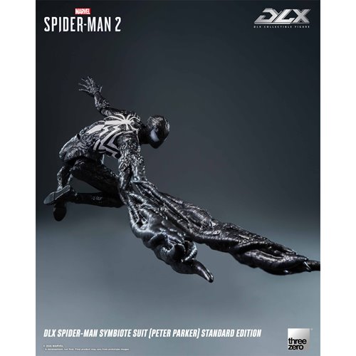 Marvel Spider-Man 2 Spider-Man Symbiote Suit Peter Parker Standard Edition DLX Action Figure