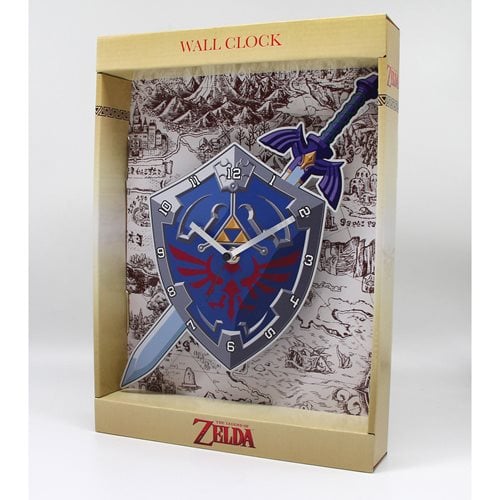 The Legend of Zelda Shield and Sword Clock
