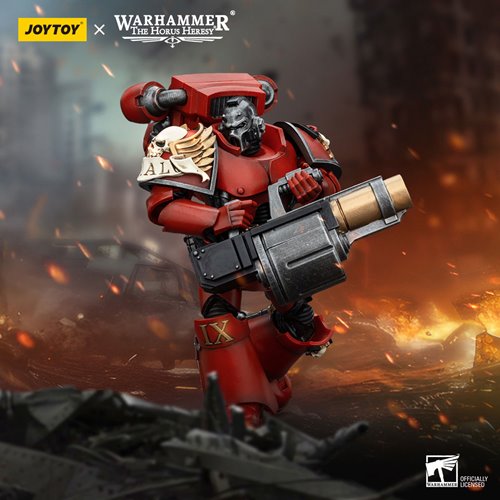 Joy Toy Warhammer Horus Heresy Blood Angels Tears Squad Erelim with Grenade Launcher 1:18 Scale Acti