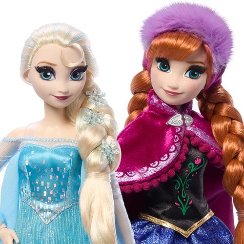 Mattel Disney Frozen 3-Doll Charades Set with Fashion Dolls Anna,Elsa and  Kristoff,Plus Posable Olaf Figure and 12 Accessories from Disney's Frozen 2